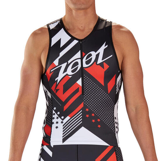 Kurzarm Trikot Herren Triathlon Sport Tank Style Team ZOOT