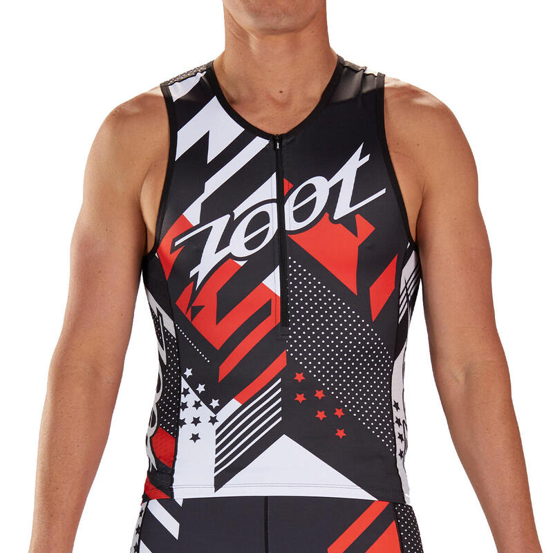 Camiseta Triatlon Sin mangas Hombre ZOOT LTD Negro