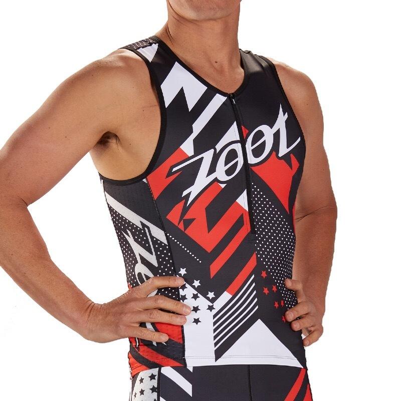Kurzarm Trikot Herren Triathlon Sport Tank Style Team ZOOT 2/6