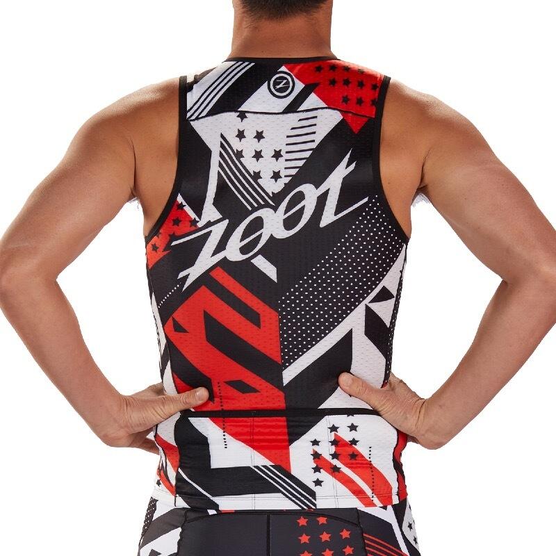 Kurzarm Trikot Herren Triathlon Sport Tank Style Team ZOOT 3/6
