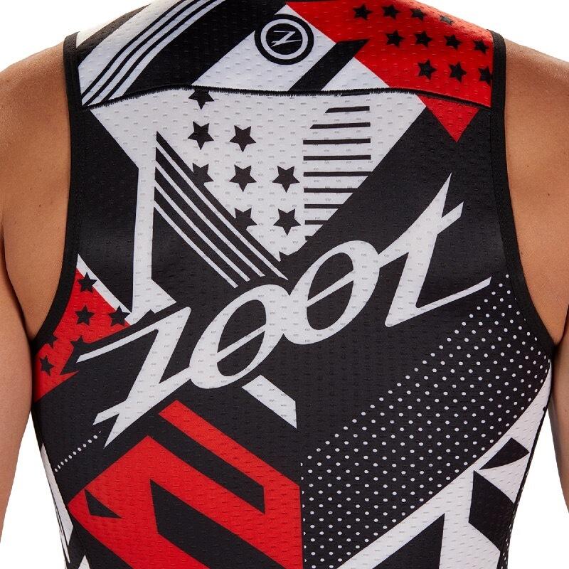 Kurzarm Trikot Herren Triathlon Sport Tank Style Team ZOOT 4/6