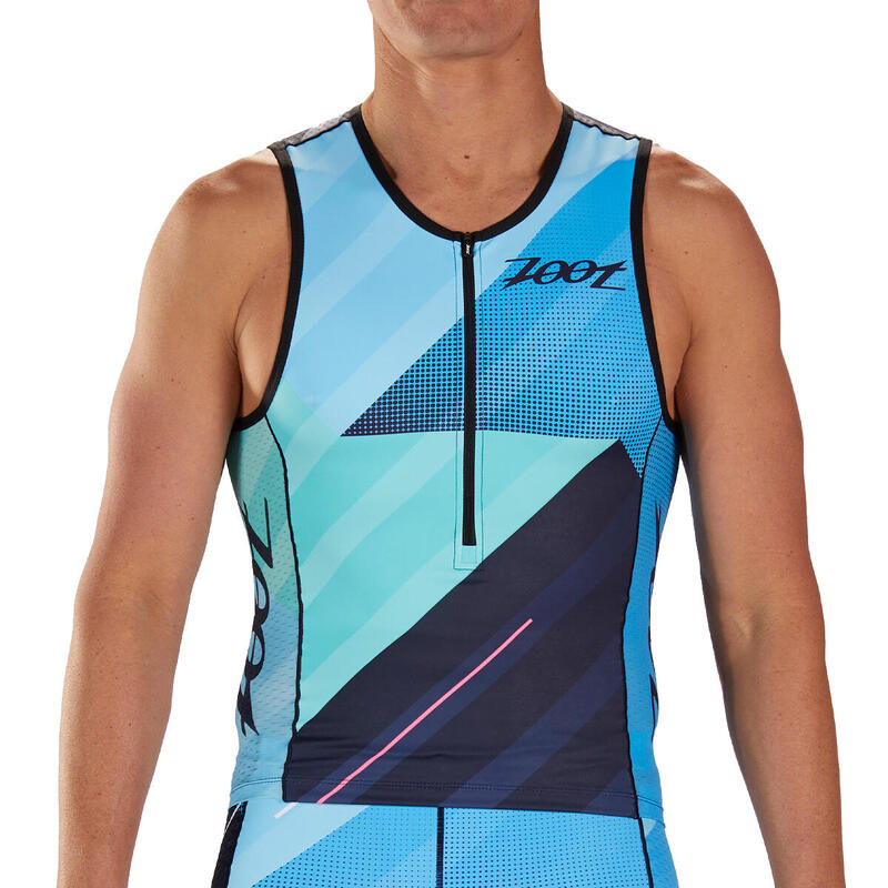 Kurzarm Trikot Herren Triathlon Sport Tank Style Cali ZOOT