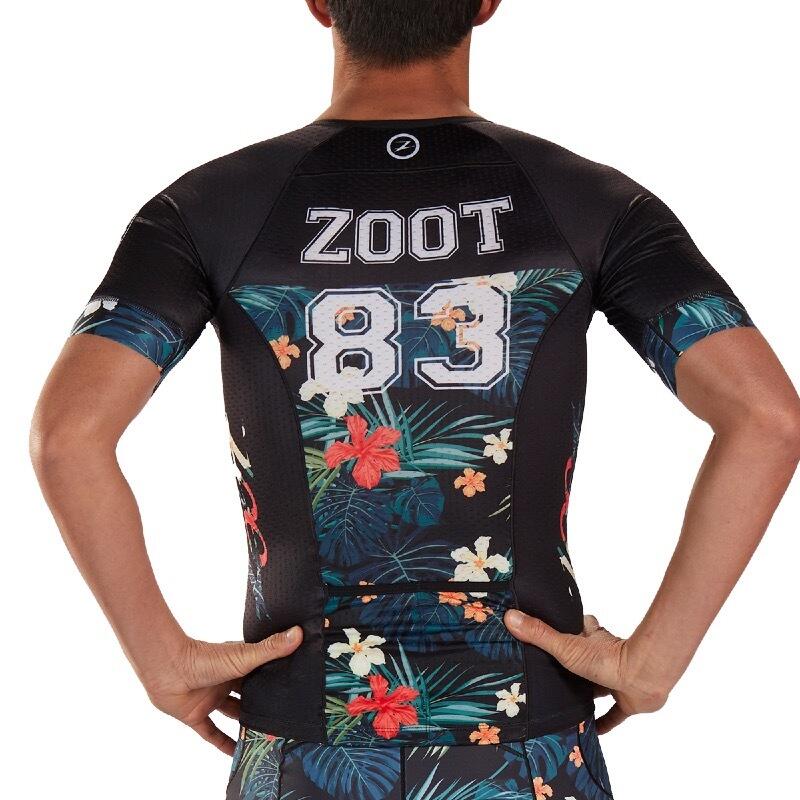 Kurzarm Trikot Herren Triathlon Aero Trikot Design 83 ZOOT