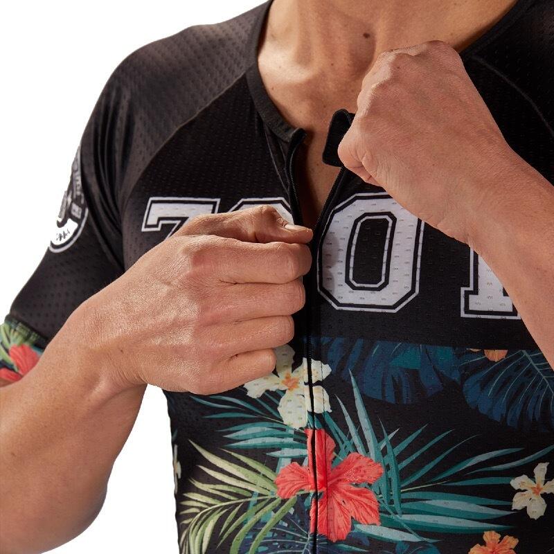 Kurzarm Trikot Herren Triathlon Aero Trikot Design 83 ZOOT