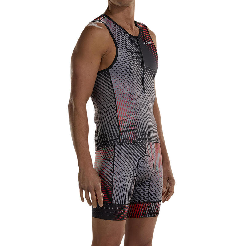 Camiseta Triatlon Sin mangas Hombre ZOOT STOKE Gris