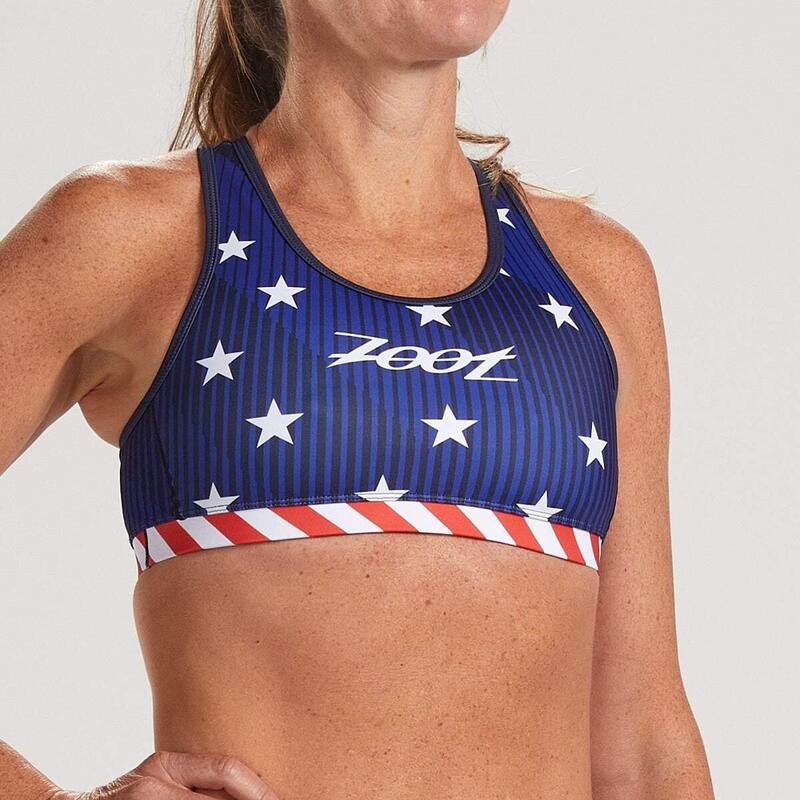 Kurzarm Trikot Damen LTD Tri Bra - Stars & Stripes ZOOT