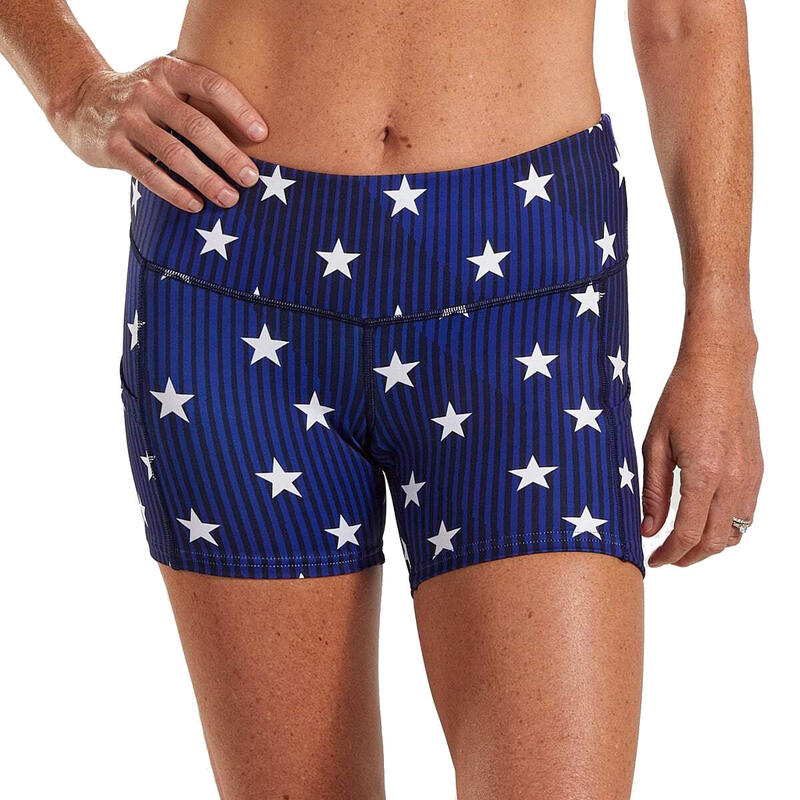 Fond de triathlon Femme LTD Pulse Short Short de course - Stars & Stripes ZOOT