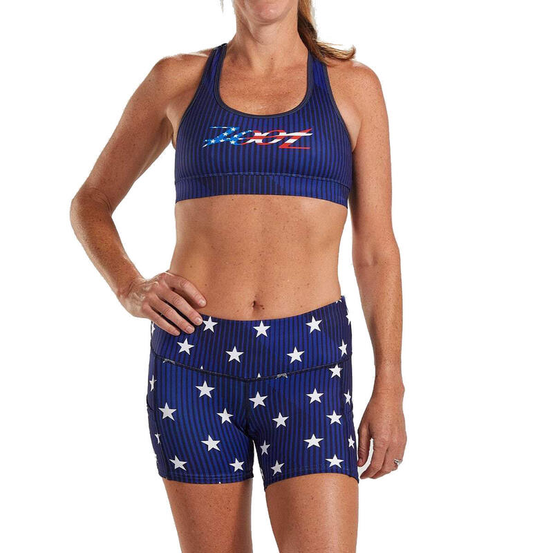 Femme LTD Soutien-gorge de sport pour la course à pied - Stars & Stripes ZOOT