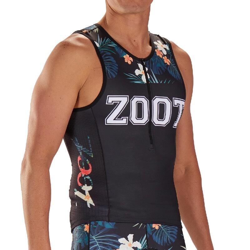 Camiseta Triatlon Sin mangas Hombre ZOOT 83 Negro