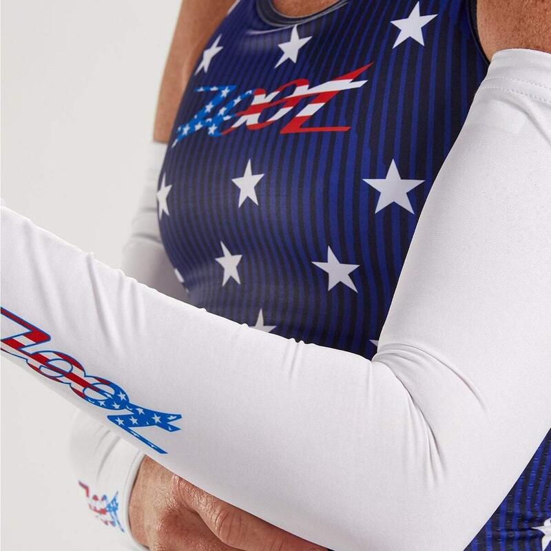ZOOT Unisexe LTD Manchettes pour bras de cyclisme Couvre-bras - Stars & Stripes