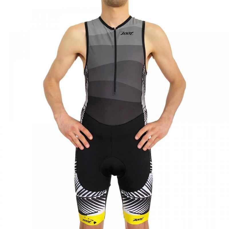Triathlon-Anzug Herren Triathlon Rennanzug ohne Ärmel ZOOT