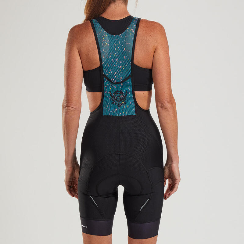 Sporthose Damen Recon Fahrrad Bib - Coal Black ZOOT