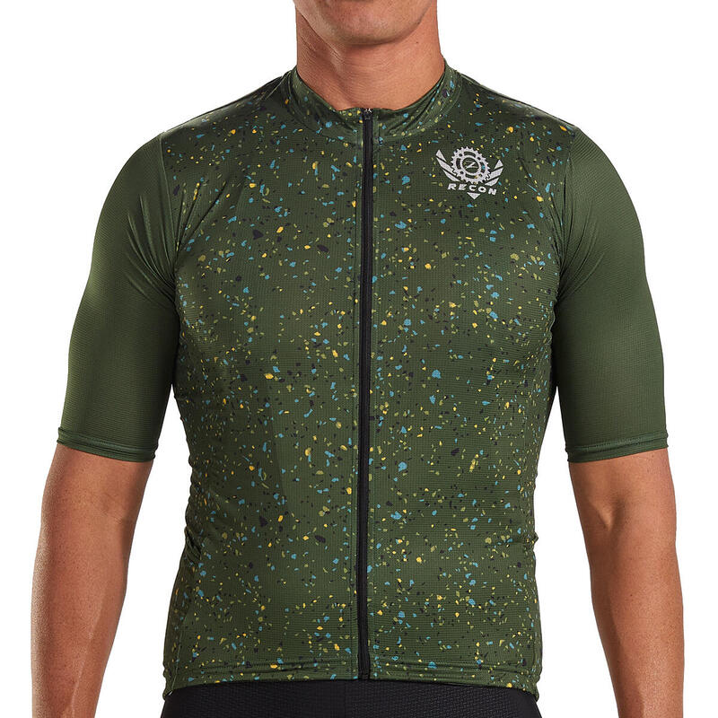 Maillot Ciclismo manga corta Hombre ZOOT RECON CYCLE-SPRUCE Verde