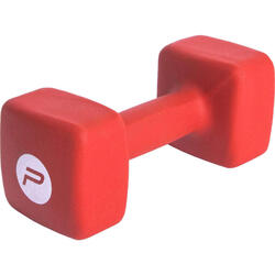 Pure2Improve dumbbell 8 kilo neopreen rood