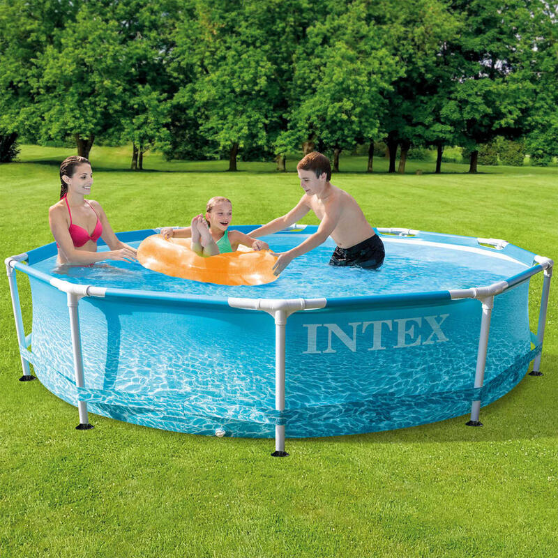 INTEX Zwembad Beachside Metal Frame 305x76 cm