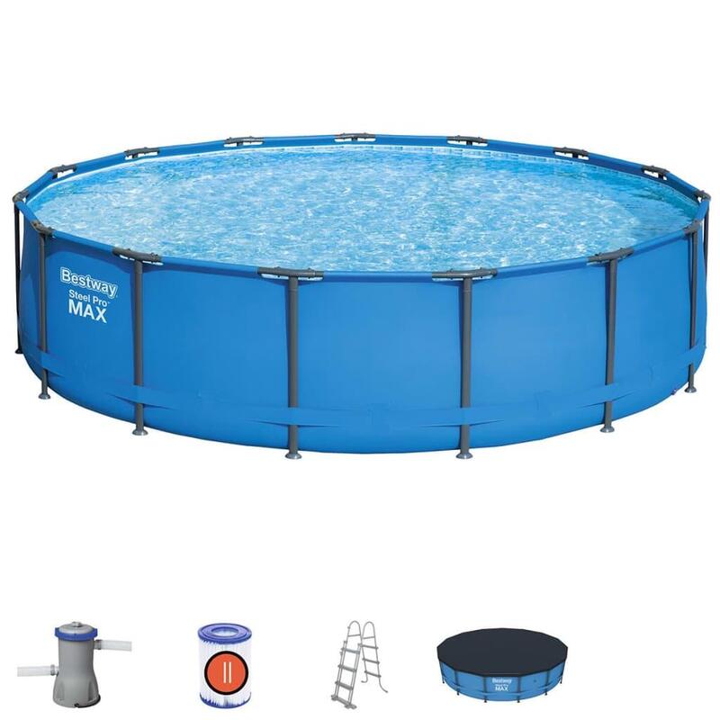 Bestway Piscine Steel Pro Max Rond 457x107 cm Bleu