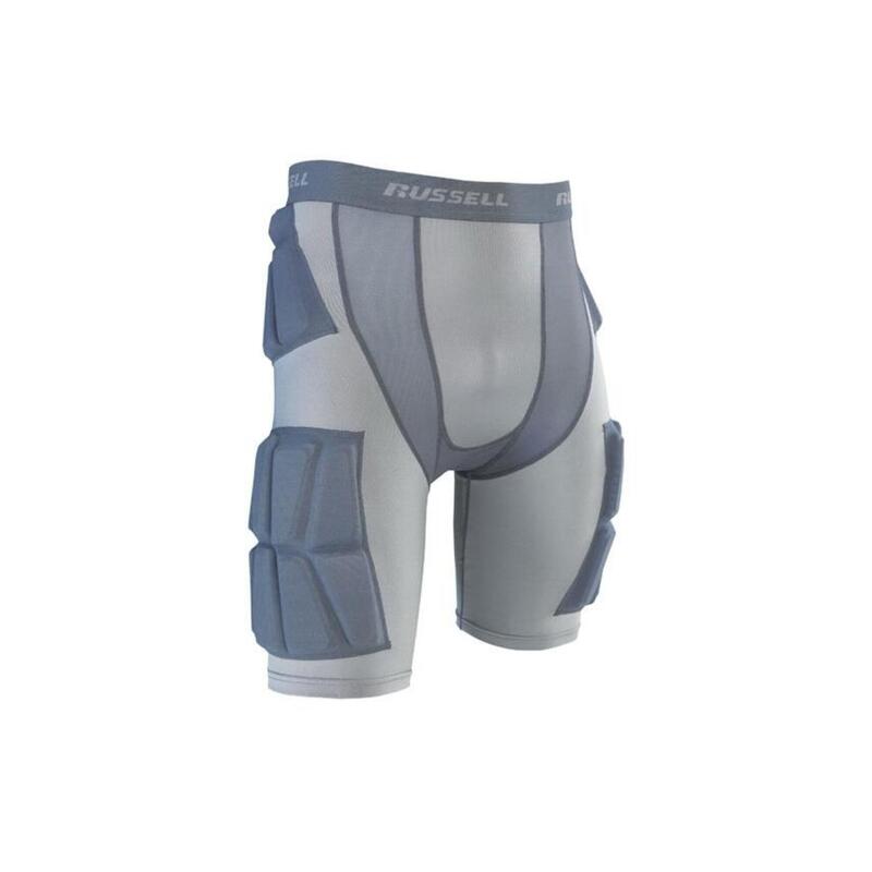 Pantaloni de rugby - Fotbal american - Cu protecții cusute - Adulți (gri)