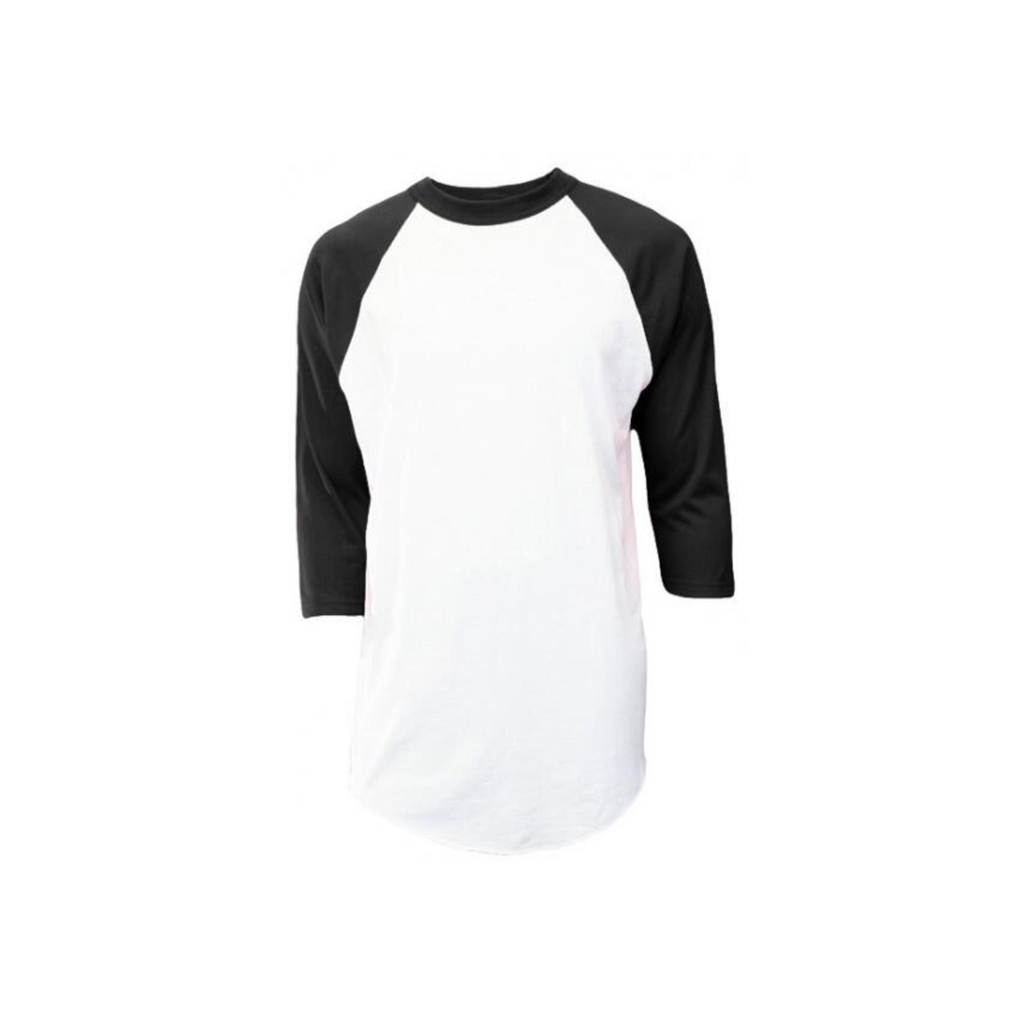 SOFFE Honkbal - MLB - Baseball Shirt - Heren - 3/4 mouw - Volwassenen (Zwart)