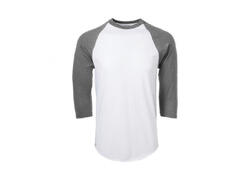 Maillot de corps de baseball classique - manches 3/4