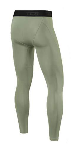 Men's Power Compression Tights - Army 2/5