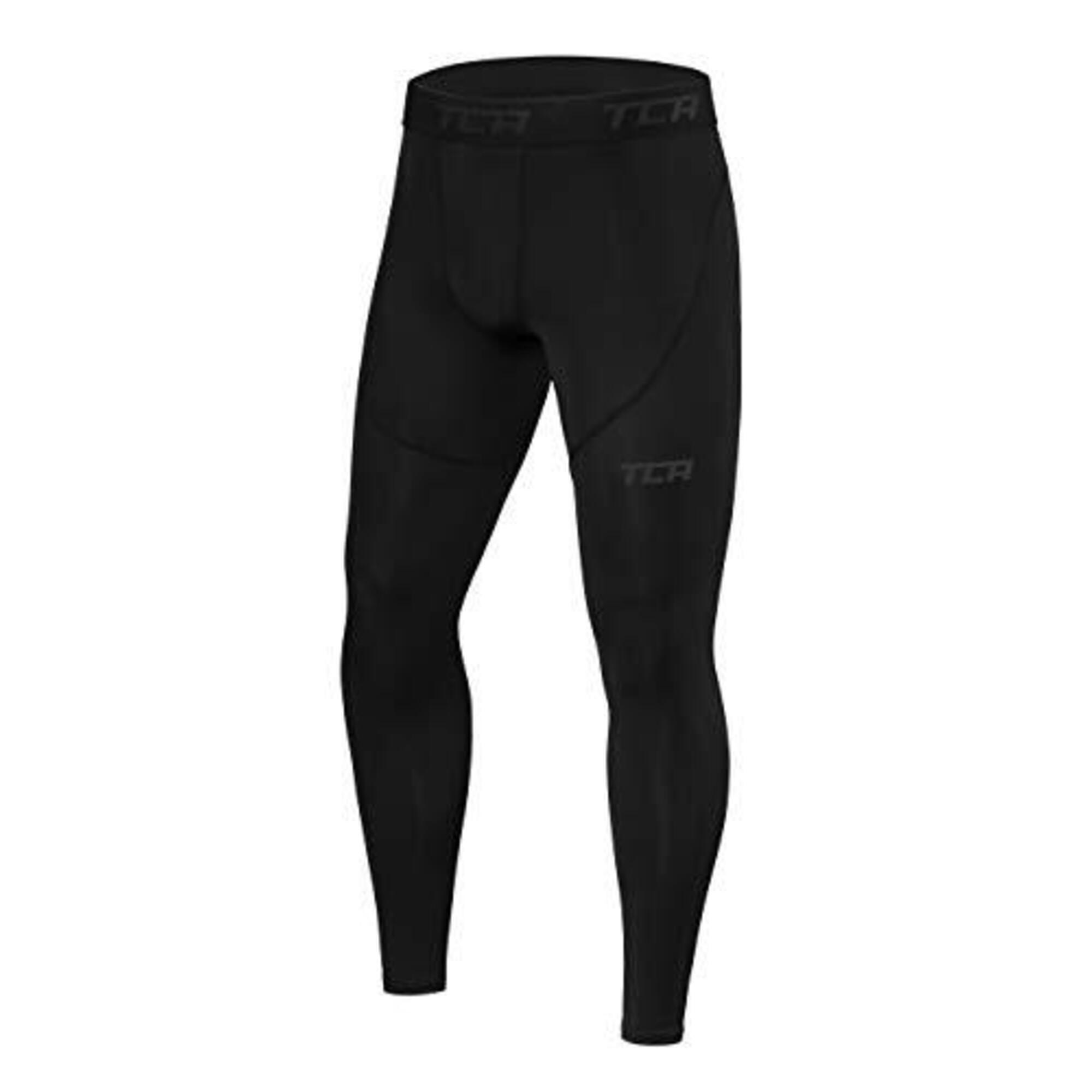 Boys' Performance Base Layer Compression Leggings - Black Stealth 1/5