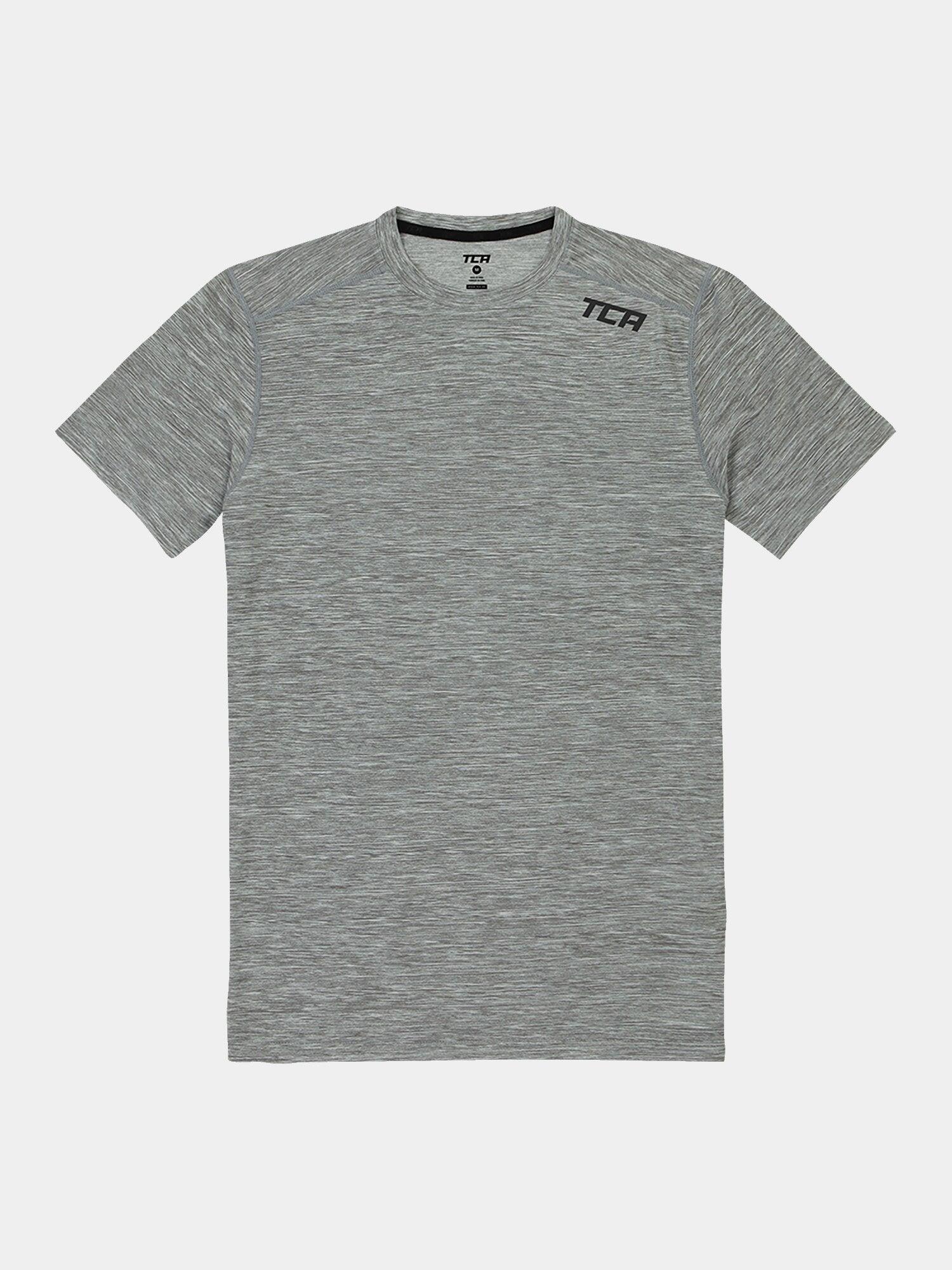 Men’s Galaxy 4D-Stretch Running Gym T-Shirt - Cool Grey 4/6