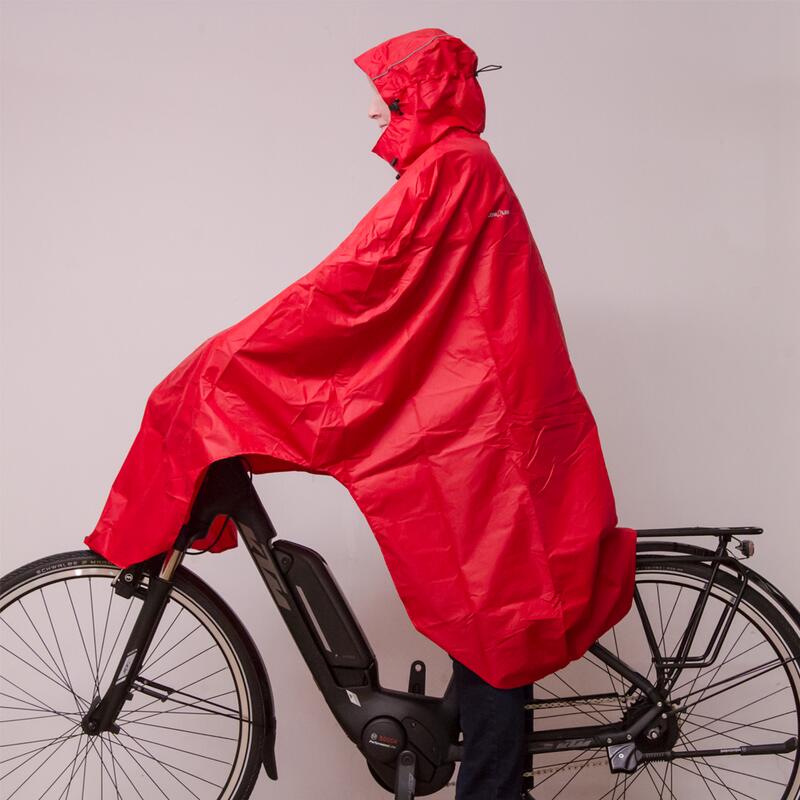 Poncho de ciclismo LOWLAND 100% impermeável (10.000mm) - respirável (8.000g/M²)