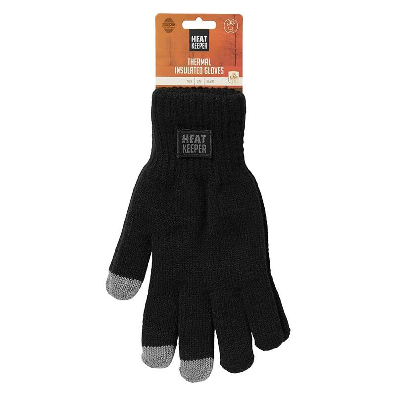 Heatkeeper Thermo Handschuhe Herren mit I-Touch Schwarz