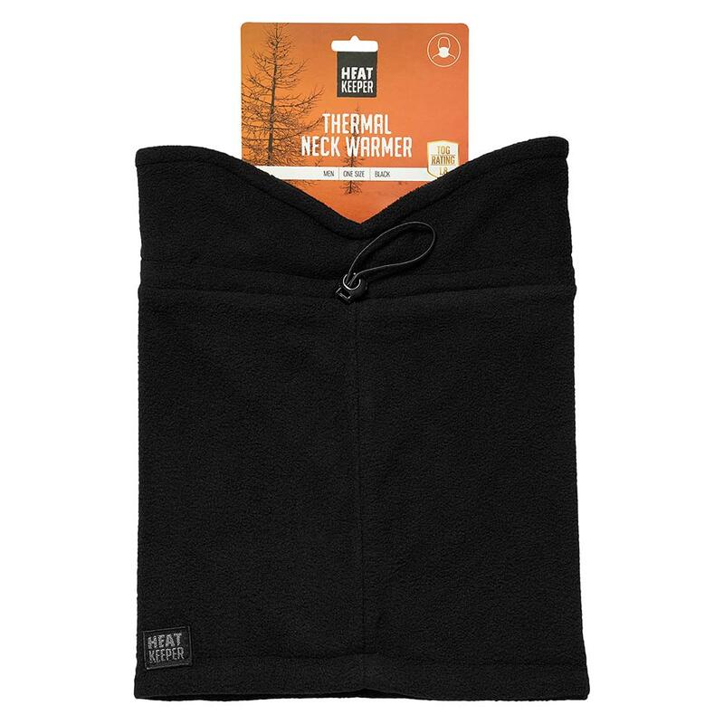 Heatkeeper Herren Thermo Fleece Halswärmer Schwarz