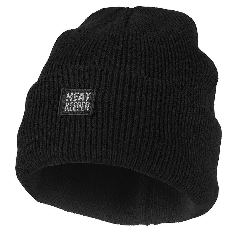 Wodoodporna i wiatroszczelna czapka termoaktywna Heatkeeper w kolorze czarne