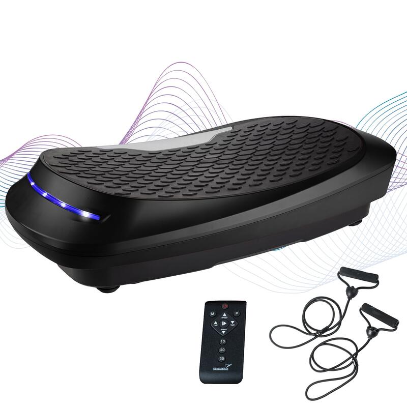 Plateforme vibrante V2500 - Design incurvé - 4D - Bluetooth -Noir