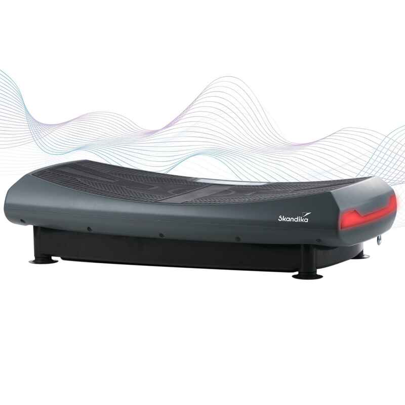 Vibrationsplatte V2000 4D - Fitness - Schwarz - 3 + 3 Programme - bis zu 35 Hz
