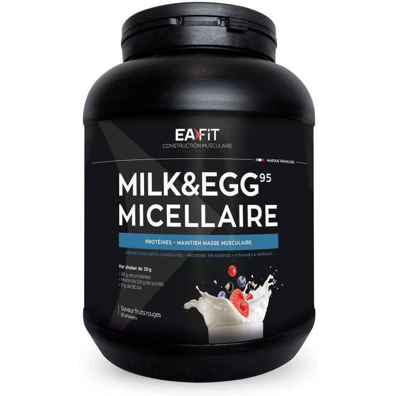 MILK & EGG 95 MICELLAIRE\nFruits rouges 750 g