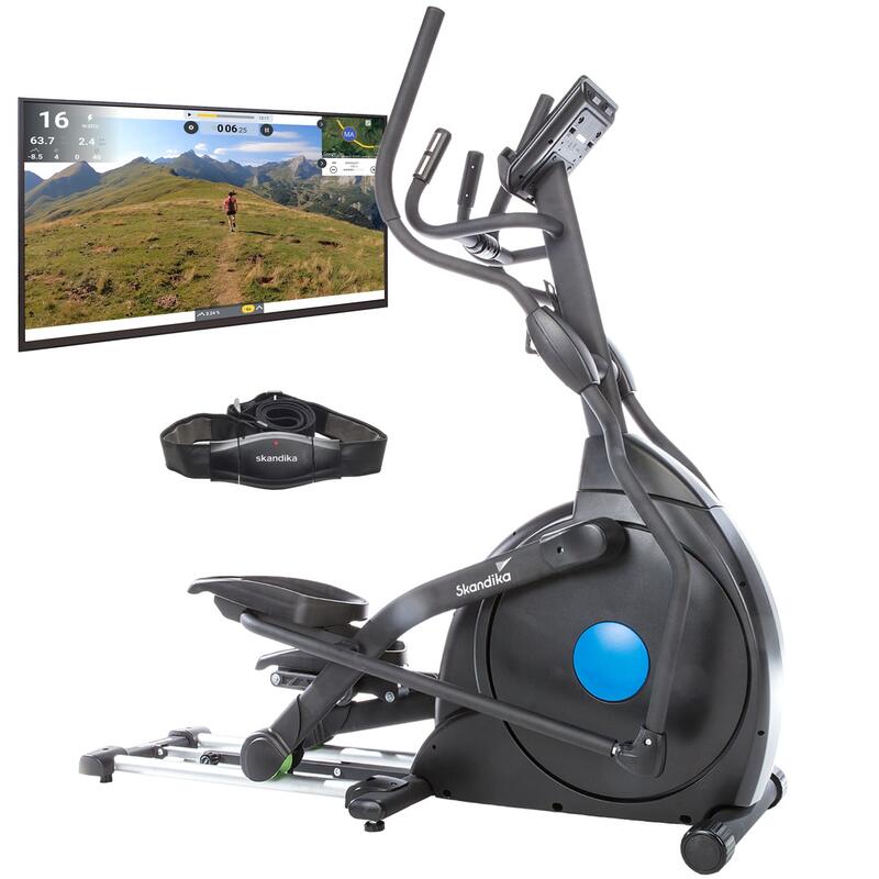 CardioCross Carbon Champ - Vélo elliptique - Inertie 24,5 kg - Bluetooth