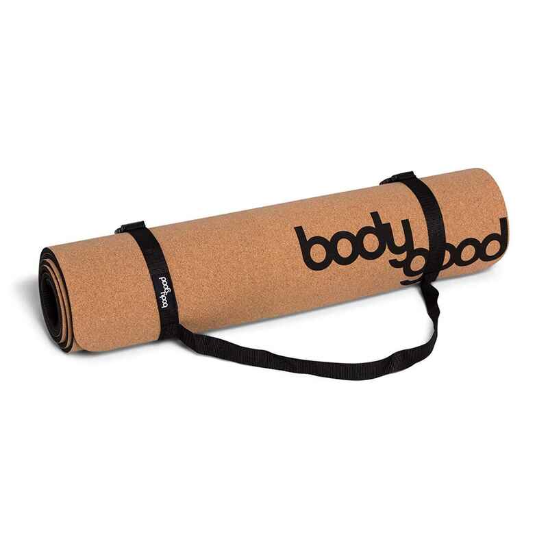 Yogamatte Yoga und Pilates Matte aus Kork BODYGOOD