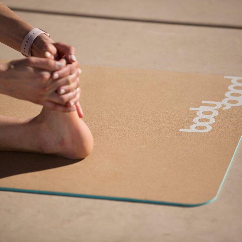 Yogamatte Yoga und Pilates Matte aus Kork BODYGOOD