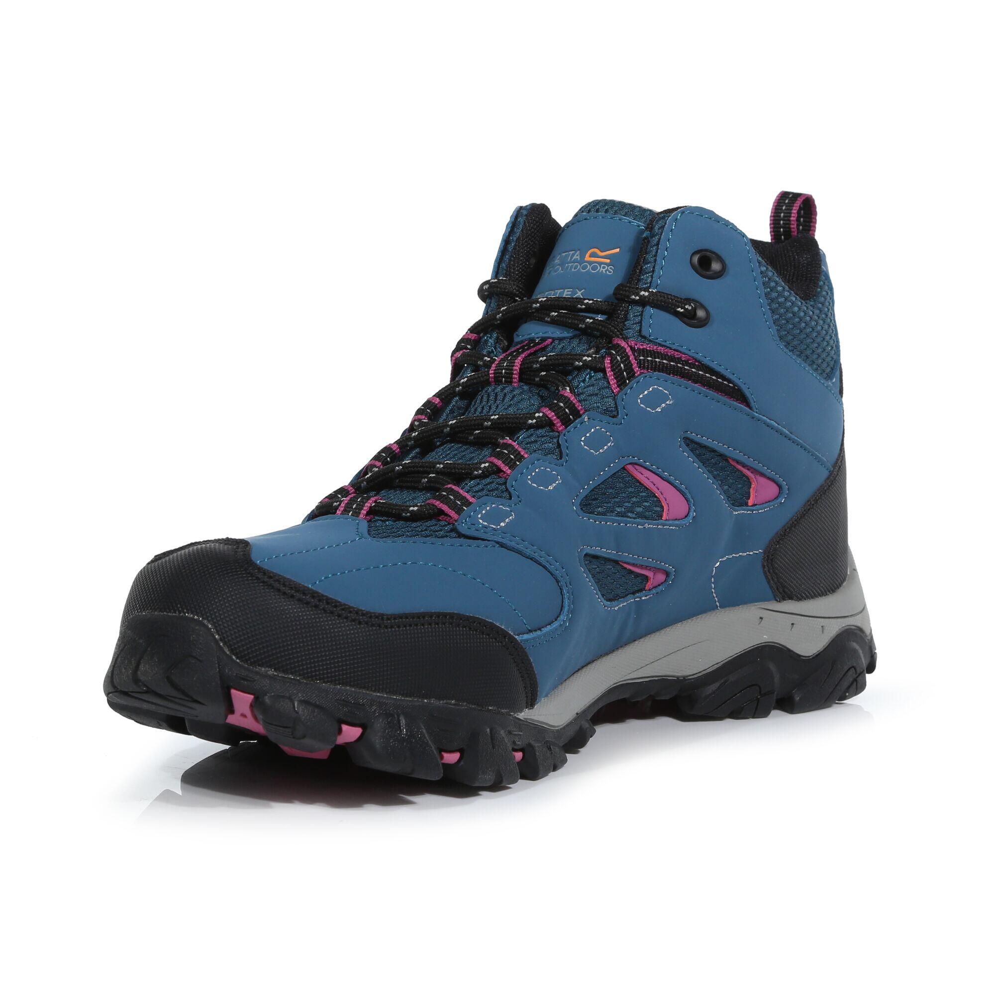 Lady Holcombe IEP Mid Women's Hiking Boots - Moroccan Blue / Red 3/5