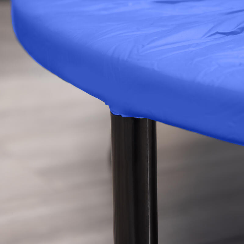 Cama elástica de fitness para interior HOMCOM 81x81x22.5 cm azul