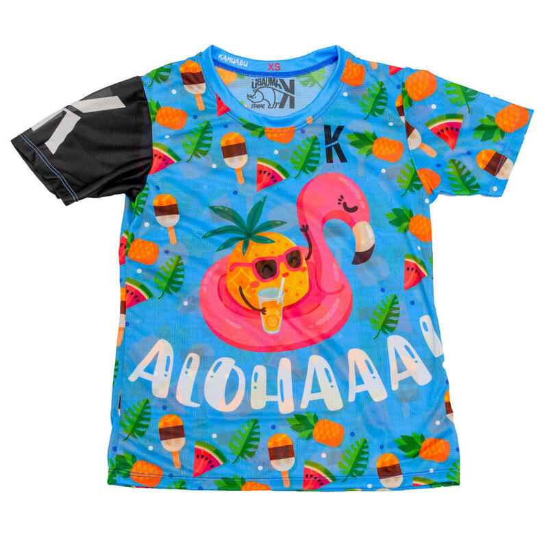 CAMISETA RUNNING #ALOHA PINEAPPLE – 90gr