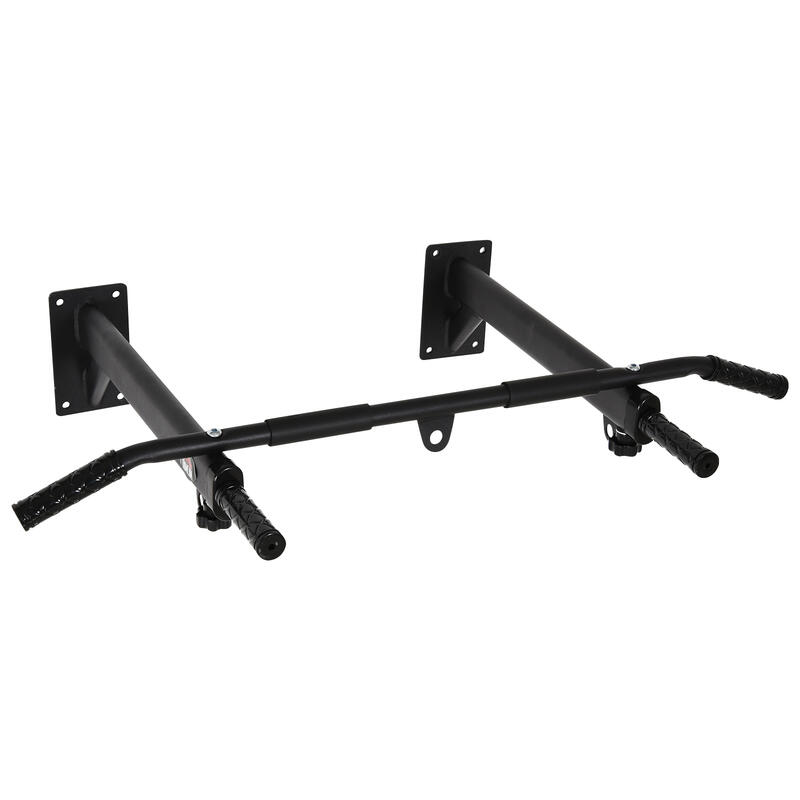 Barra de dominadas de pared HOMCOM negro 93,5x65x17 cm