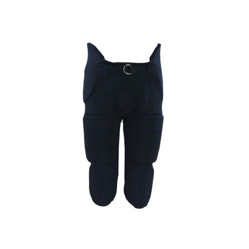 Pantaloni de fotbal american cu protecții integrate - adulți (negru)