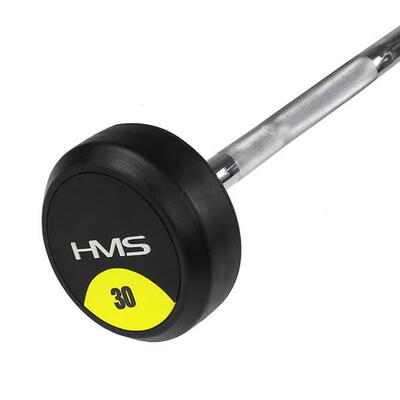 Curlhantel curlstange mit festem gewicht und gummibeschichtung gsl HMS