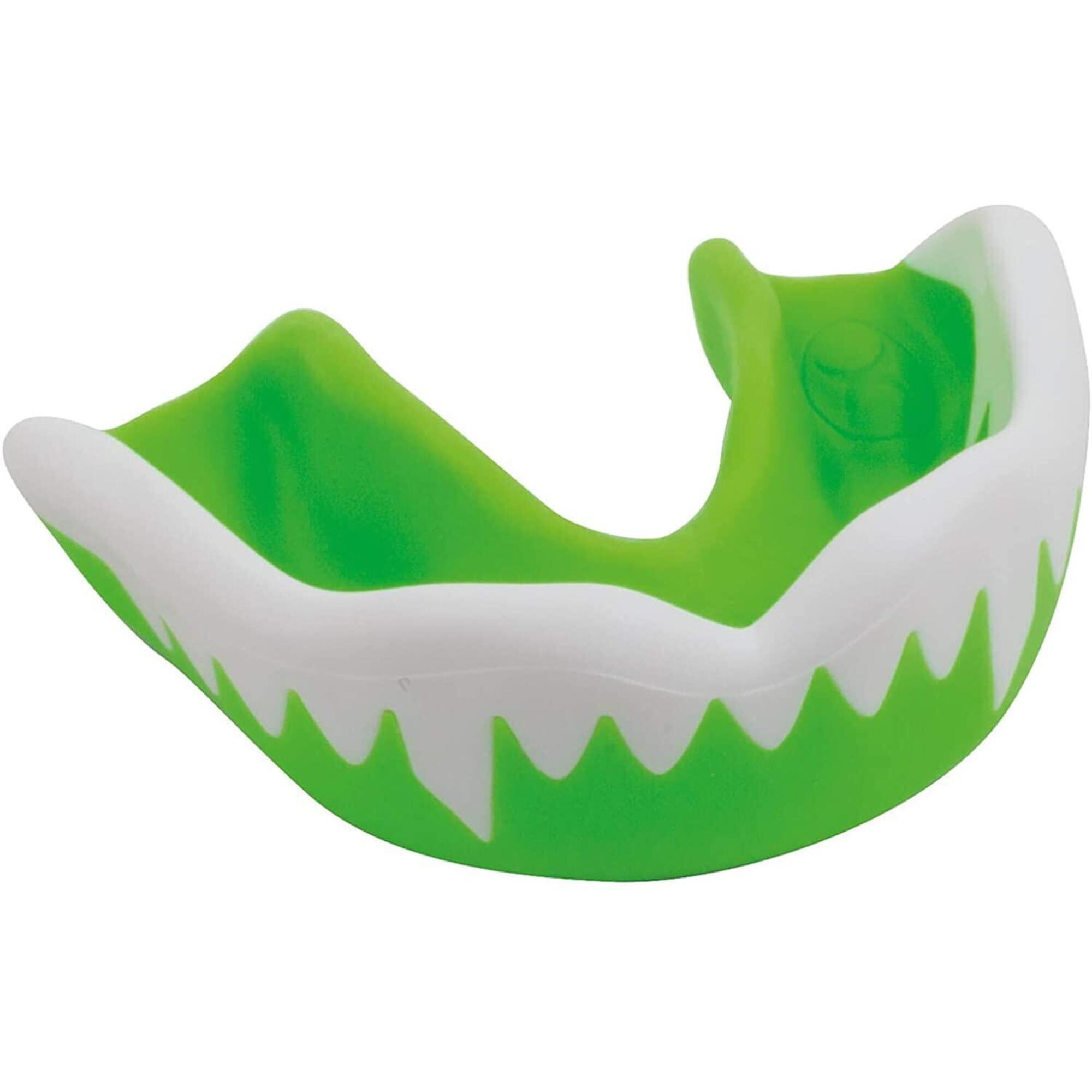 Viper Mouthguard - Green / White - Junior 1/3