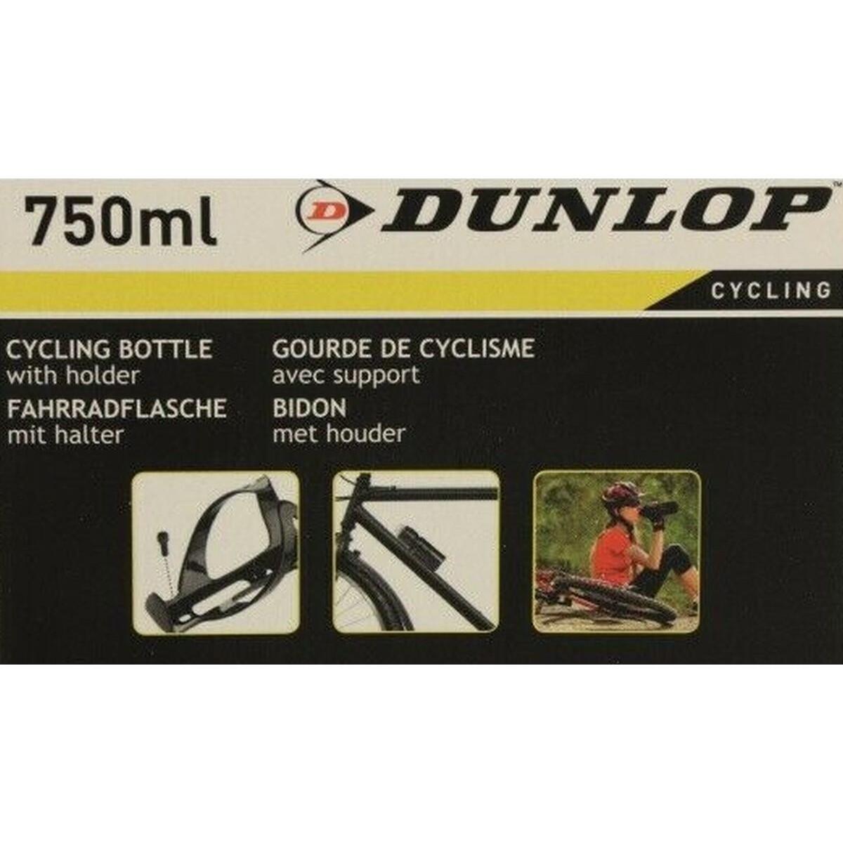 Bidon rowerowy Dunlop 750ml z koszykiem 5/5