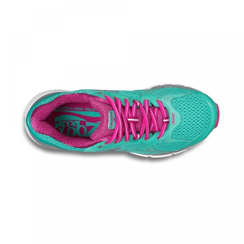 Schuhe Damen Triathlon Laufschuh Laguna Farbe Aquamarine/Passion Fruit/Grey US Z