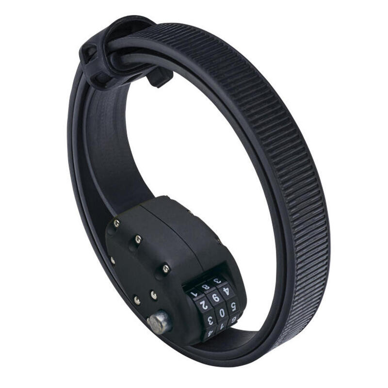 Candado Bicicleta Ottolock flange cinch design works negro 202010 7620 cm combinación acero 76cm