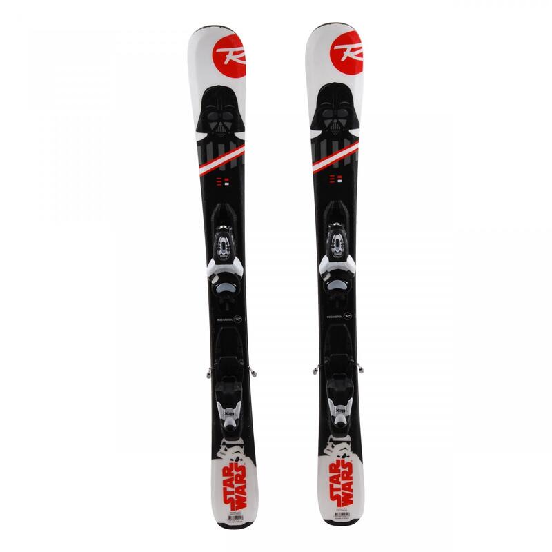 RECONDITIONNE - Ski Junior Rossignol Star Wars + Fixations - BON