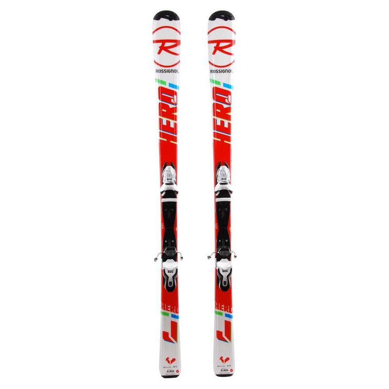 TWEEDE LEVEN - Junior Ski Rossignol Hero Jr + Bindingen - GOED