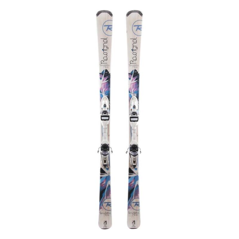 RECONDITIONNE - Ski Rossignol Temptation 74 Ltd + Fixations - BON
