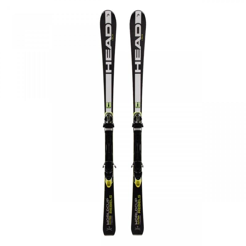 RECONDITIONNE - Ski Head World Cup Rebels I.slx + Fixations - BON
